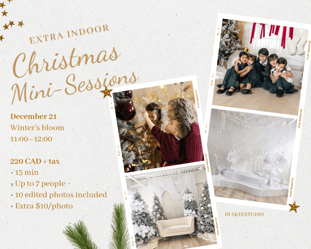 Christmas Mini Sessions Ottawa 2025