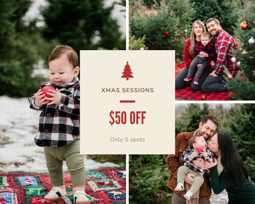 Family Christmas photo session in Ottawa — natural lifestyle photography