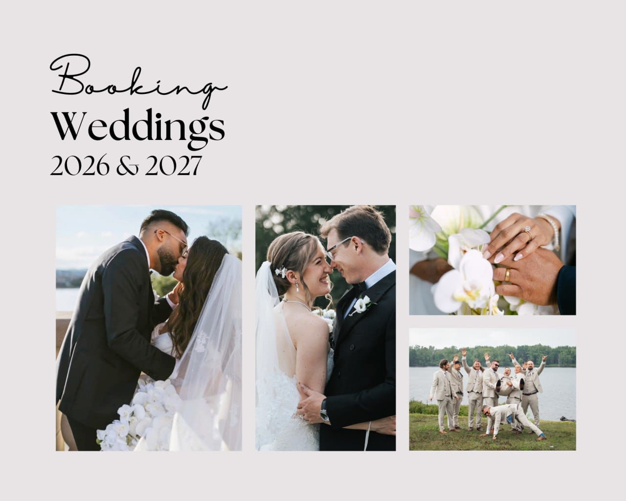 Wedding Photographer in Ottawa & Gatineau – Booking 2026–2027