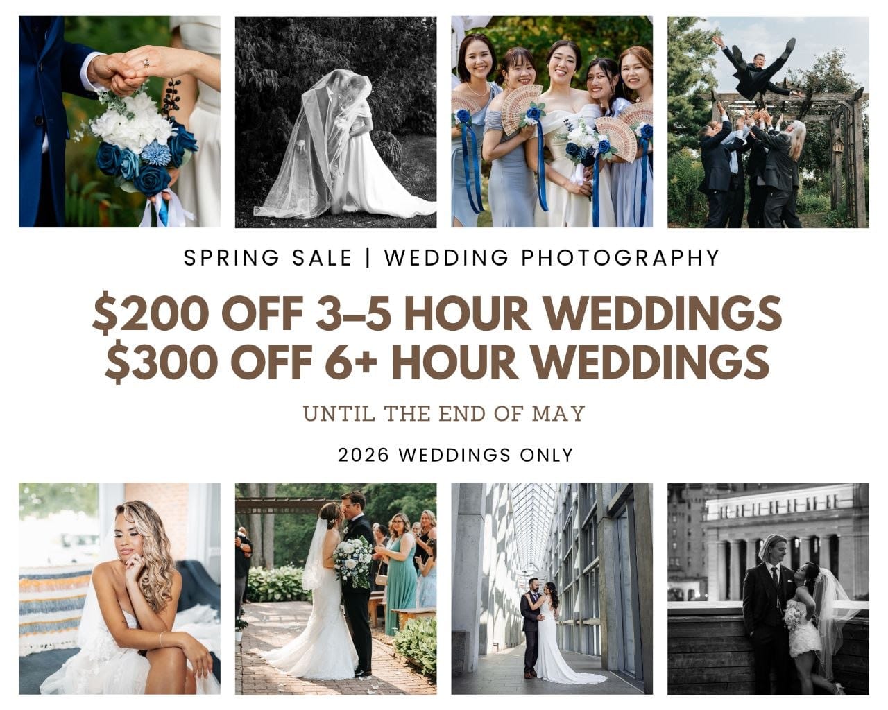 Wedding Photographer in Ottawa – Spring Sale 2026 Booking